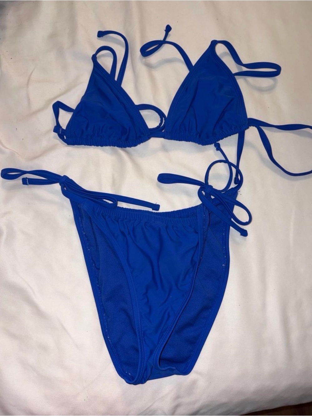 Blue bikini set